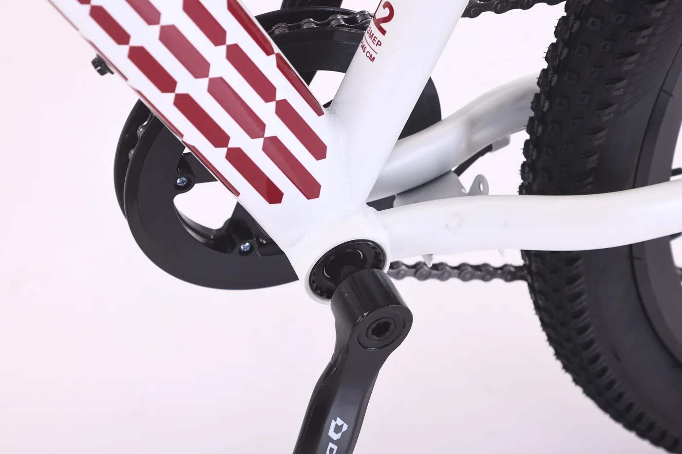 Велосипед Doka Искра 24" (бело- фиолетовый) 2026 (12")