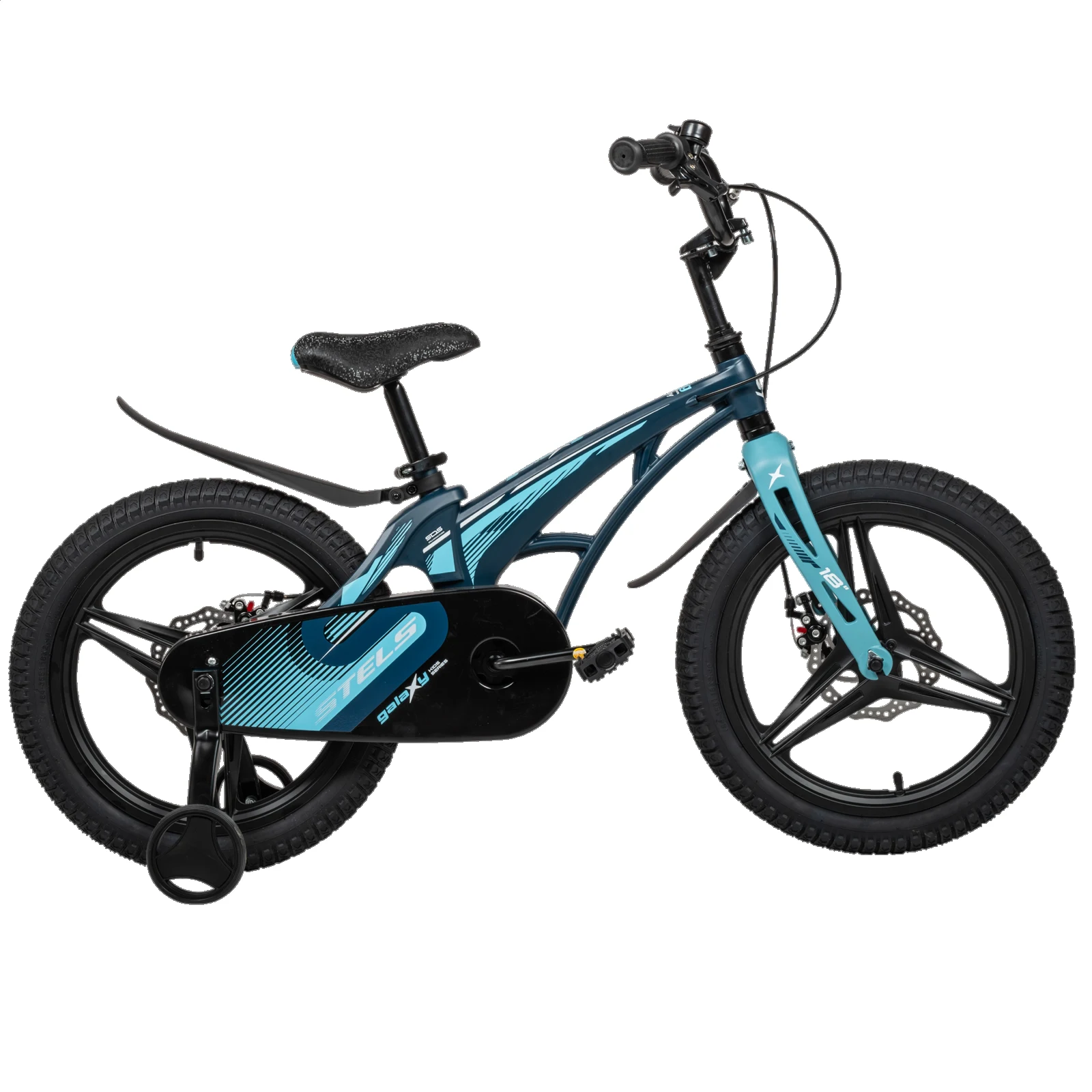 картинка Детский велосипед Stels Galaxy Pro 18" (темно- синий/ зеленый) | велосалон Драйв г. Липецк